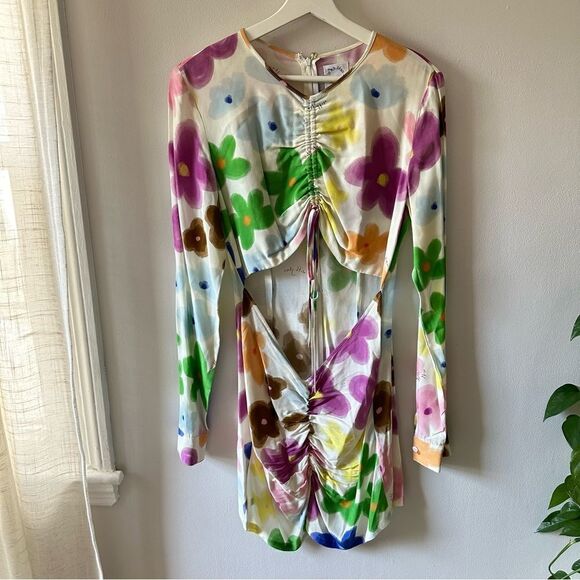 With Jéan Hermana Dress Viola Tricolour - Picture 6 of 12